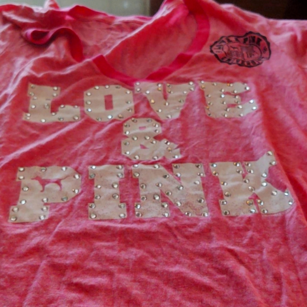 Victoria's secret pink tee size large